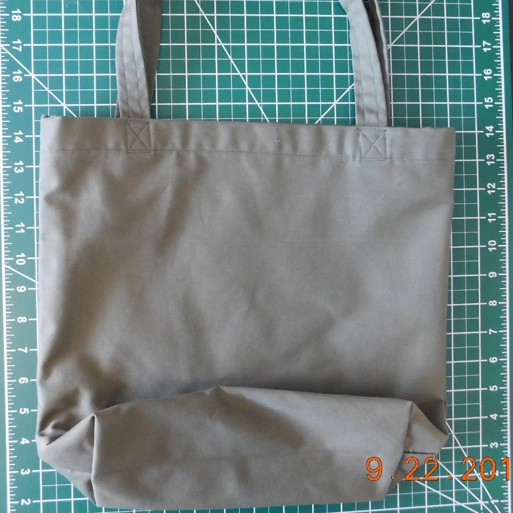 Canvas Market/Tote Bag 13" by 13 1/2"-Handcrafted